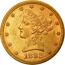 Moeda, Estados Unidos da América, Coronet Head, $10, Eagle, 1882, U.S. Mint