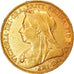 Coin, Great Britain, Victoria, Sovereign, 1900, AU(50-53), Gold, KM:785