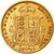 Moneda, Gran Bretaña, Victoria, 1/2 Sovereign, 1892, MBC, Oro, KM:766