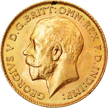 Munten, Groot Bretagne, George V, 1/2 Sovereign, 1914, UNC-, Goud, KM:819