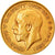 Coin, Great Britain, George V, 1/2 Sovereign, 1911, MS(60-62), Gold, KM:819