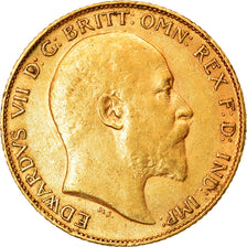 Moneta, Wielka Brytania, Edward VII, 1/2 Sovereign, 1910, MS(60-62), Złoto