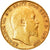 Moneda, Gran Bretaña, Edward VII, 1/2 Sovereign, 1910, EBC+, Oro, KM:804