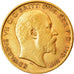 Moeda, Grã-Bretanha, Edward VII, 1/2 Sovereign, 1909, AU(55-58), Dourado