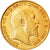 Moneda, Gran Bretaña, Edward VII, 1/2 Sovereign, 1909, EBC, Oro, KM:804