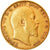 Moneda, Gran Bretaña, Edward VII, 1/2 Sovereign, 1908, London, MBC, Oro, KM:804