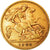 Moneda, Gran Bretaña, Edward VII, 1/2 Sovereign, 1908, London, MBC, Oro, KM:804