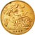 Moneda, Gran Bretaña, Edward VII, 1/2 Sovereign, 1907, MBC, Oro, KM:804