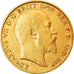 Coin, Great Britain, Edward VII, 1/2 Sovereign, 1907, AU(50-53), Gold, KM:804