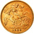 Moneda, Gran Bretaña, Edward VII, 1/2 Sovereign, 1906, MBC, Oro, KM:804