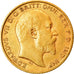 Moeda, Grã-Bretanha, Edward VII, 1/2 Sovereign, 1906, EF(40-45), Dourado