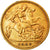 Coin, Great Britain, Edward VII, 1/2 Sovereign, 1906, EF(40-45), Gold, KM:804