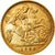 Coin, Great Britain, Edward VII, 1/2 Sovereign, 1905, EF(40-45), Gold, KM:804