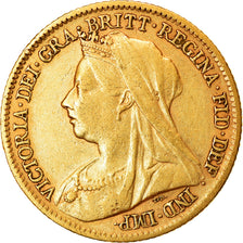 Münze, Großbritannien, Victoria, 1/2 Sovereign, 1900, London, SS, Gold, KM:784