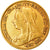 Moneda, Gran Bretaña, Victoria, 1/2 Sovereign, 1900, London, MBC, Oro, KM:784