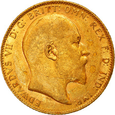 Munten, Groot Bretagne, Edward VII, Sovereign, 1909, London, ZF+, Goud, KM:805