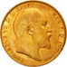 Moneda, Gran Bretaña, Edward VII, Sovereign, 1909, London, MBC+, Oro, KM:805