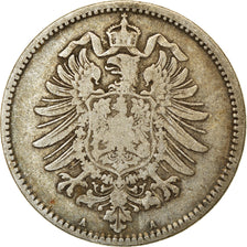 Monnaie, GERMANY - EMPIRE, Wilhelm I, Mark, 1874, Berlin, TB+, Argent, KM:7