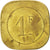 Moneta, Francja, 1 Franc, AU(55-58), Mosiądz, Elie:15.5