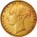 Moneta, Gran Bretagna, Victoria, Sovereign, 1876, London, BB, Oro, KM:752