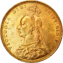 Monnaie, Grande-Bretagne, Victoria, Sovereign, 1891, SUP, Or, KM:767