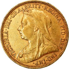 Moeda, Grã-Bretanha, Victoria, Sovereign, 1894, AU(50-53), Dourado, KM:785