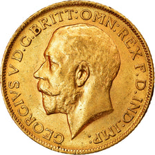 Moneda, Gran Bretaña, George V, Sovereign, 1912, EBC+, Oro, KM:820