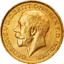 Monnaie, Grande-Bretagne, George V, Sovereign, 1913, SPL, Or, KM:820