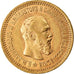 Moeda, Rússia, Alexander III, 5 Roubles, 1889, St. Petersburg, AU(50-53)