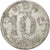 Moneda, Francia, 10 Centimes, 1922, MBC, Aluminio, Elie:15.2