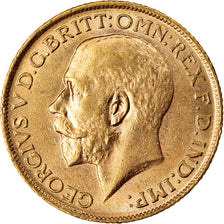 Moeda, Grã-Bretanha, George V, Sovereign, 1912, MS(60-62), Dourado, KM:820