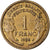 Moneta, Francja, Morlon, Franc, 1935, Paris, EF(40-45), Aluminium-Brąz, KM:885