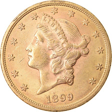 Monnaie, États-Unis, Liberty Head, $20, Double Eagle, 1899, U.S. Mint