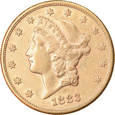 Münze, Vereinigte Staaten, Liberty Head, $20, Double Eagle, 1883, U.S. Mint