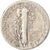 Coin, United States, Mercury Dime, Dime, 1942, U.S. Mint, Philadelphia