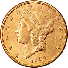 Münze, Vereinigte Staaten, Liberty Head, $20, Double Eagle, 1904, San