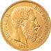 Coin, Belgium, Leopold II, 20 Francs, 20 Frank, 1869, AU(50-53), Gold, KM:32