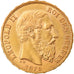 Moneta, Belgio, Leopold II, 20 Francs, 20 Frank, 1875, SPL, Oro, KM:37