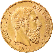 Monnaie, Belgique, Leopold II, 20 Francs, 20 Frank, 1875, SPL, Or, KM:37