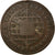 Moneda, Brasil, 80 Reis, 1781, Lisbon, Countermark, BC+, Cobre, KM:289