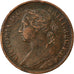 Moneta, Gran Bretagna, Victoria, Farthing, 1885, BB, Bronzo, KM:753