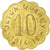 Coin, France, 10 Centimes, AU(50-53), Brass, Elie:315.4