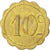 Coin, France, 10 Centimes, AU(50-53), Brass, Elie:315.4