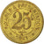 Coin, France, 25 Centimes, 1921, EF(40-45), Brass, Elie:275.3