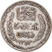 Munten, Tunisië, Ahmad Pasha Bey, 5 Francs, AH 1353/1934, Paris, ZF, Zilver