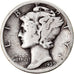 Moneta, USA, Mercury Dime, Dime, 1939, U.S. Mint, Philadelphia, VF(30-35)