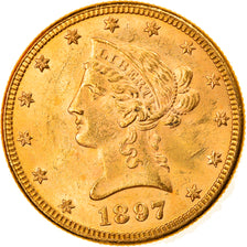 Monnaie, États-Unis, Coronet Head, $10, Eagle, 1897, U.S. Mint, Philadelphie