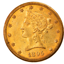 Monnaie, États-Unis, Coronet Head, $10, Eagle, 1895, U.S. Mint, New Orleans