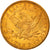 Moneta, Stati Uniti, Coronet Head, $10, Eagle, 1907, Philadelphia, BB+, Oro