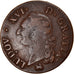 Coin, France, Louis XVI, Sol ou sou, Sol, 1791, Rouen, VF(30-35), Copper